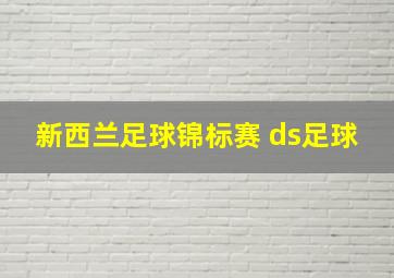 新西兰足球锦标赛 ds足球